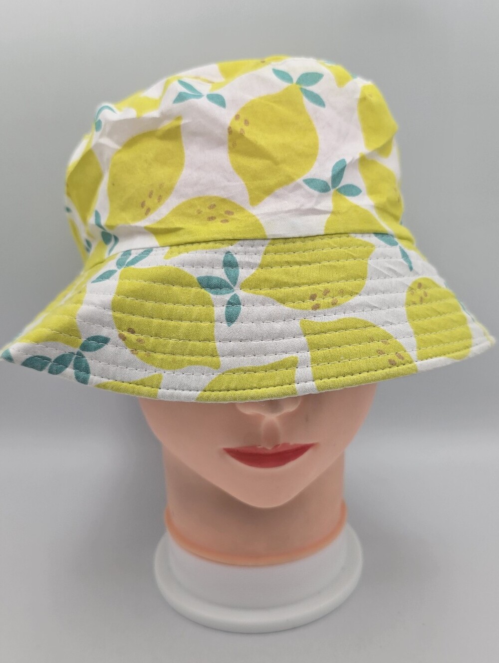 Unbranded Lemon Print Polyester Lightweight Bucket Hat